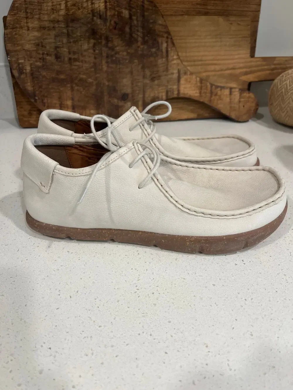NEW without box Kalso Earth mens 11.5 Darby shoes chalk